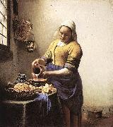 Jan Vermeer The Milkmaid oil painting picture wholesale